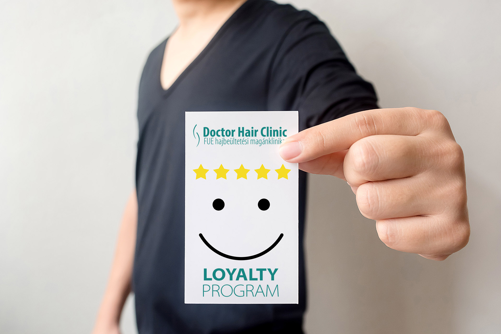 Doctor hair clinic loyalty program